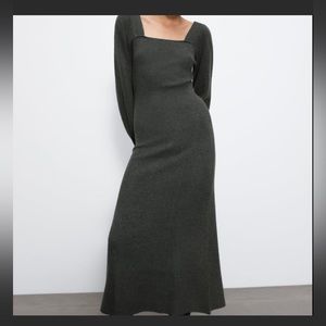 Zara knit maxi dress